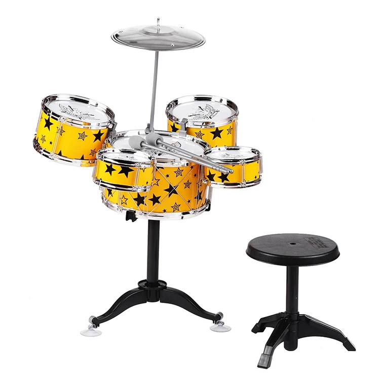 plastic educational jazz drum plastic battery operated toy