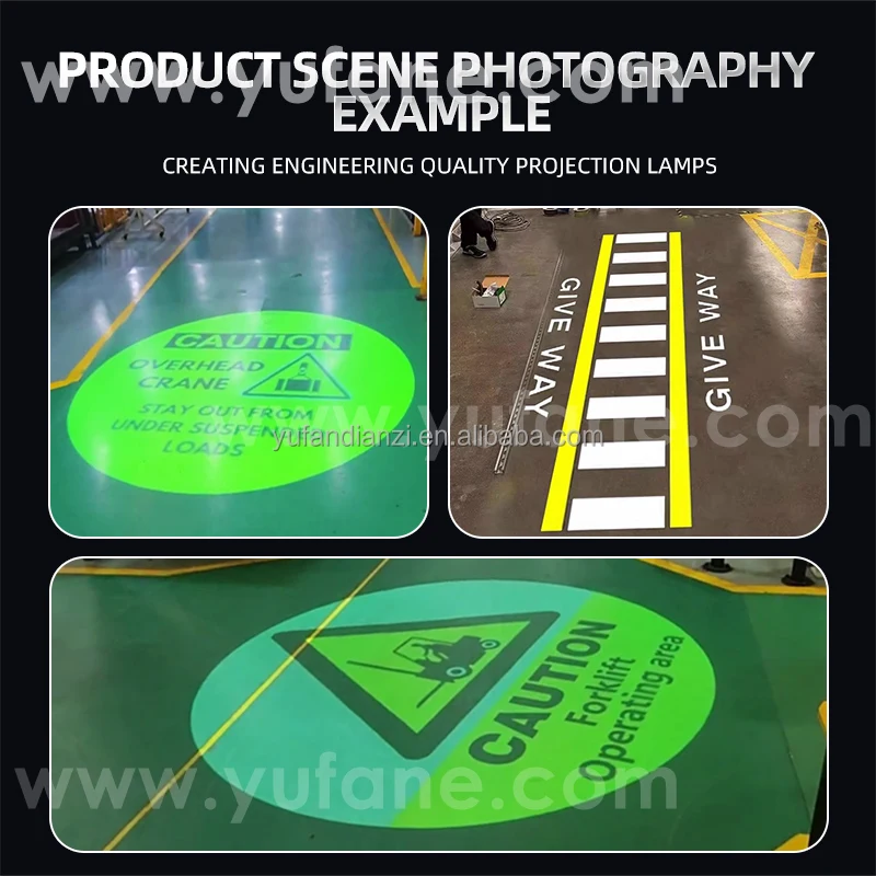 Industrial Safety Warning Sign Projection Light