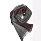 Scarf Check Good Quality Factory Wholesale Arab Cashmere Scarf Women Malaysia Winter Check Pashmina Scarf