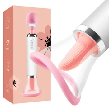 G-Spot Toys Sex Adult Product Nipple Sucking Clitoral Stimulator Licking Tongue Vibrating Vibrator