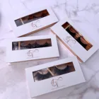 Private Label Custom Logo Packaging Box Magnetic Eyeliner Glue Private Label False Silk Magnetic Eyelashes