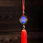 Pendant With Newest Colored Glaze Tassel Pendant Gift For Muslims Car Hanging Pendant With Custom Made Islamic Pattern