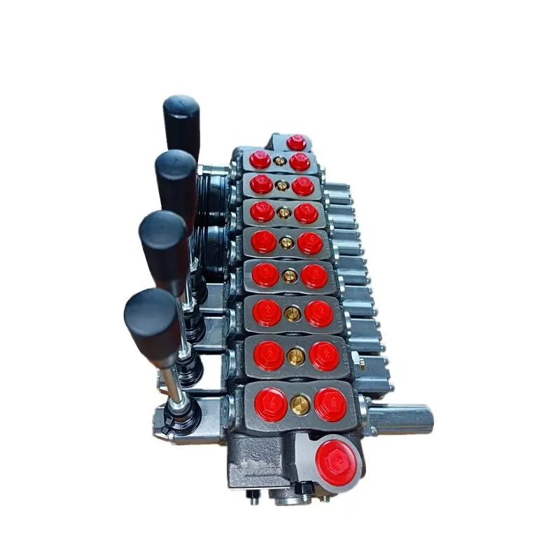 SD6/8  type hydraulic  Directional valves  8 spools sectional control valves flow 80L/min  pressure 315bar