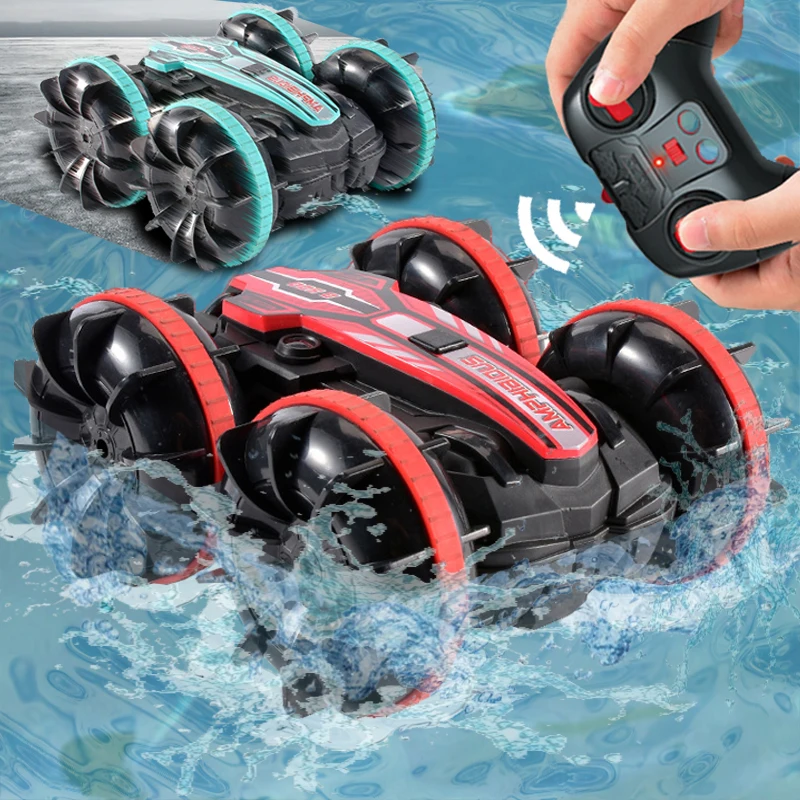 Amphibious Dual Mode 4 Channels Boat RC Car 2.4G Radio Remote Control Vehicles High-speed Drift Ship Car Toys