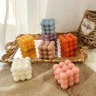 Candles INS Style Handmade Colored Romantic Luxury Rubik's Cube Ball Private Label Scented Soy Wax Candles