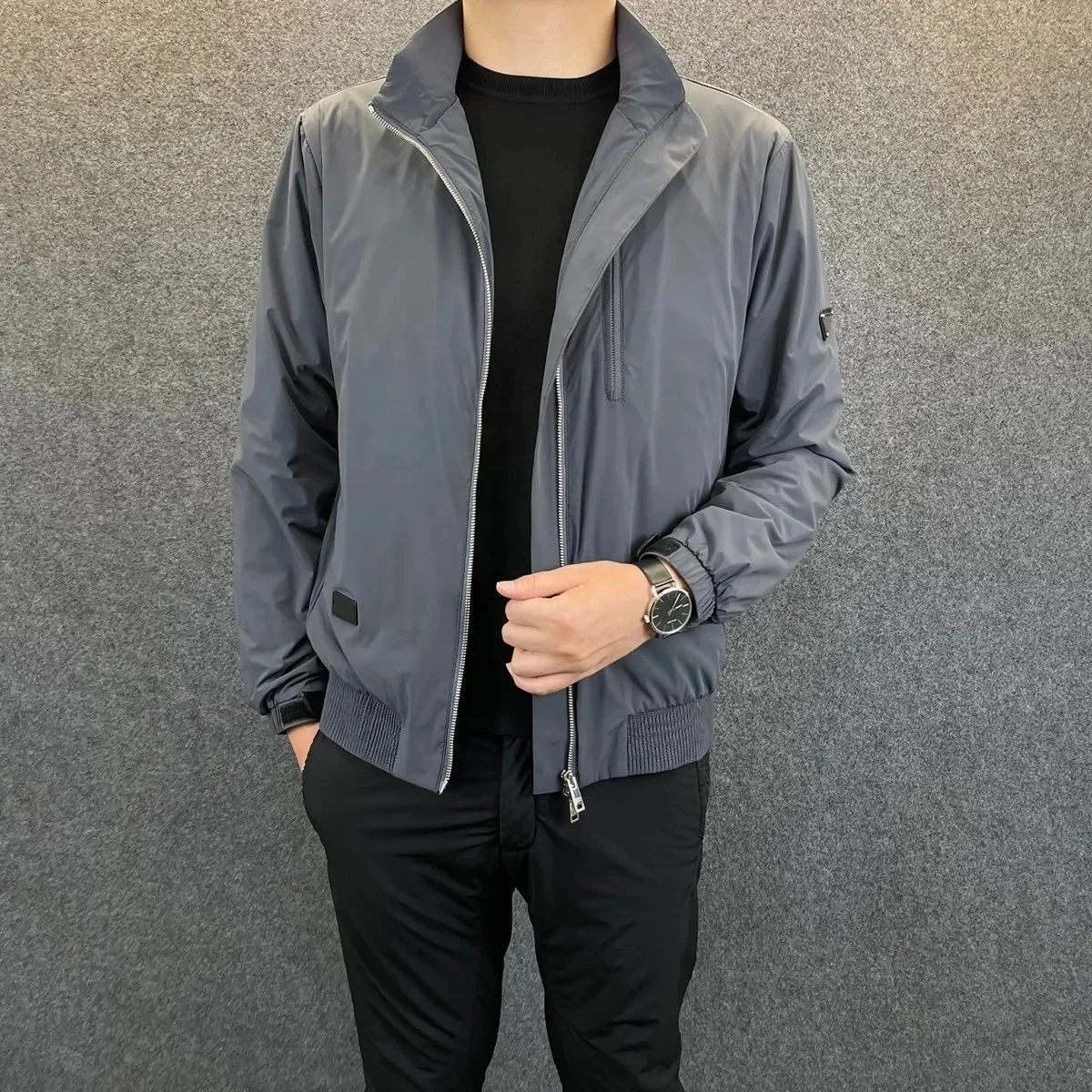 Men's lightweight bomber jacket Lightweight blazer Casual summer Trench Outdoor golf Fashion coat for men