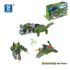 Education 2021 Creative Intelligence Education Children Plastic Toy Surprise Egg Building Block Dinosaur