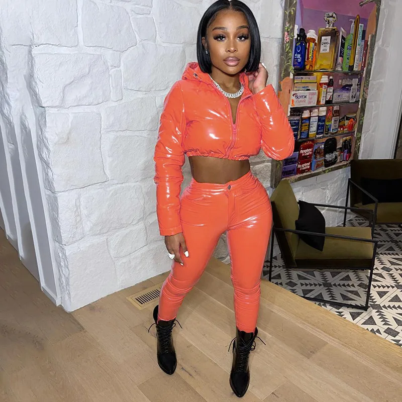 Fall Winter Sexy Clothing Leather Pants 