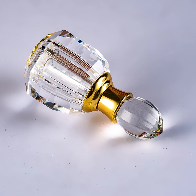 product cheap wholesale customizable 3ml glass empty bottle simple and elegant crystal perfume bottle-5