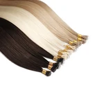 Hair LeShine Hair Prebonded Fusion Hair 100% Human Double Drawn Remy Ponytail Tip Hair Extension