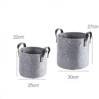 most popular trendy waterproof laundry with lid felt basket for wood