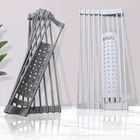 Dish Rack Food Grade Silicone Roll Up Dish Drying Rack With Utensil Holder For Tableware Vegetable Drainge Food Dish