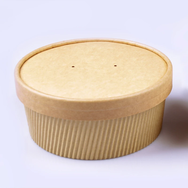 Factory Direct Sale Leak-Proof Easy Peel Off Salad Bowl Paper Lid for Food Packaging supplier