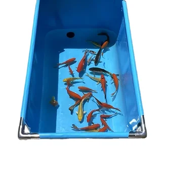 Factory direct sale Ponds Outdoor Fishing Tank Waterproof PVC Tarpaulin Coating Fish Pools