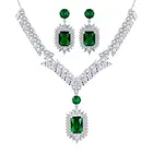 Necklace Earrings Wholesale Luxury Fashion African Style Woman Wedding Necklace Earrings Jewelry Set