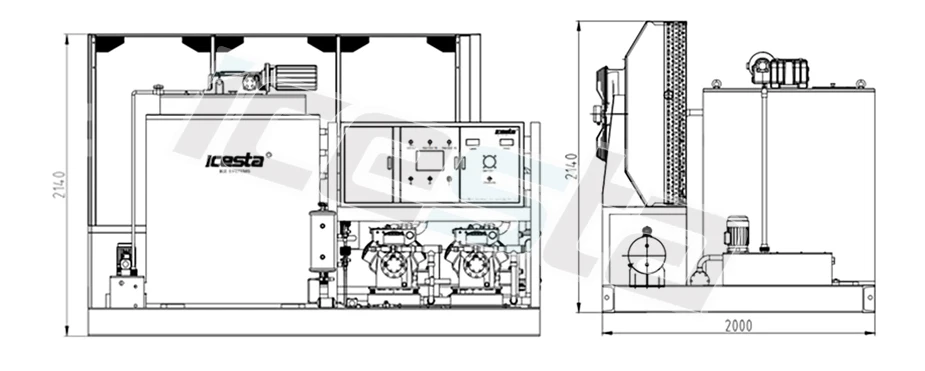 Ice Machine, ICESTA, 5t, 8t, 10t - detail 10