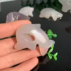 Agate Agategemstone Wholesale Handmade Carving Drusy Agate Animal Shape Crafts Crystal Ornaments For Gift
