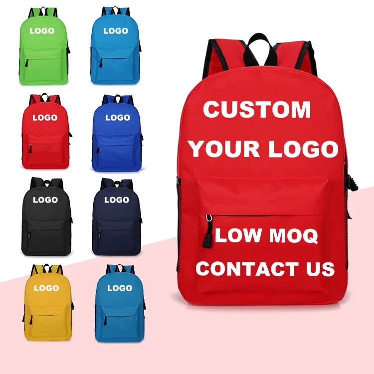 custom logo backpack