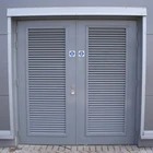 Steel Door Fire Door Steel LOUVER Order Size Cutout 305*1524mm Fired Proof Steel Door For Part