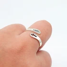 Silver Ring Silverrings Custom Sterling Silver 925 Engraved Faith Cross Ring