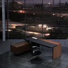 Office Support OEM ODM Service Modern Manager Computer Wooden Executive Office Desk