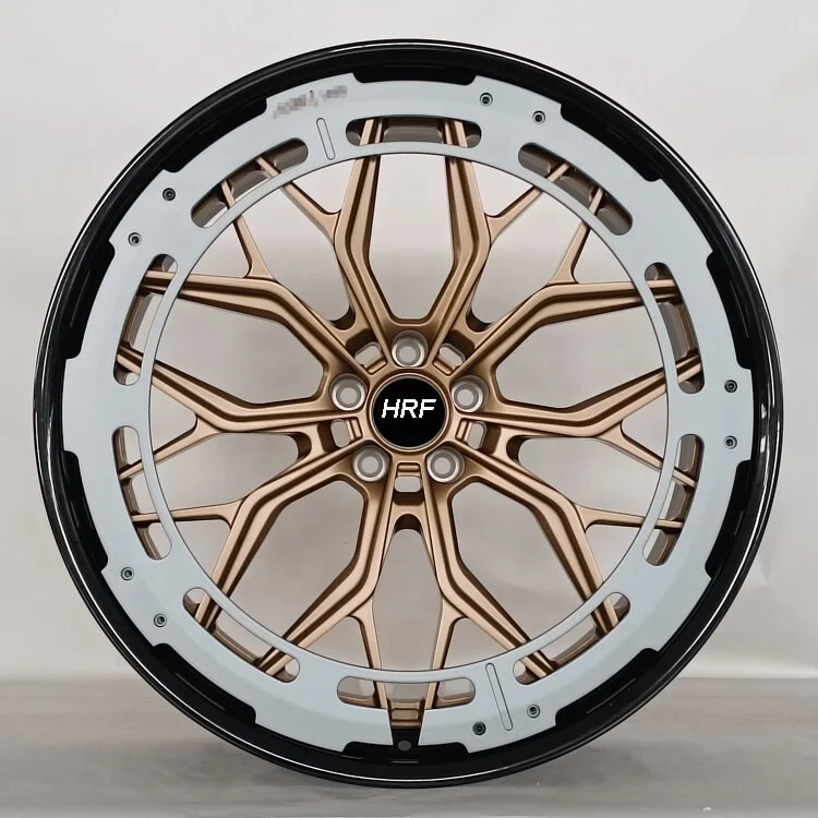 Customized 2 Piece Super Deep Concave Brushed Bronze Polished Lip Forged Wheels (4).jpg