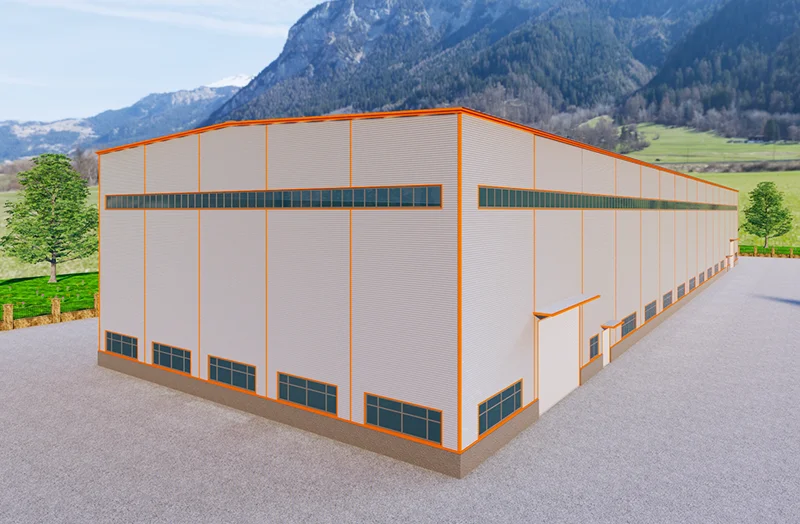 Custom Design Steel Building Structure Warehouse From China for Storage factory
