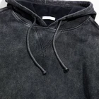 100 MGOO Heavy Weight French Terry Oversized Mens Custom Acid Washed 100 Cotton Hoodie