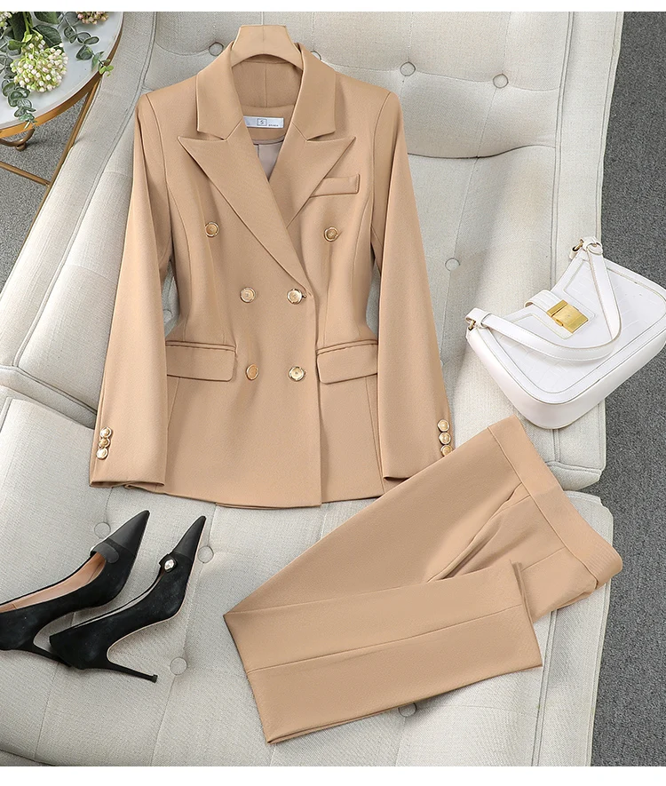 ladies tuxedo pant suit design for women    