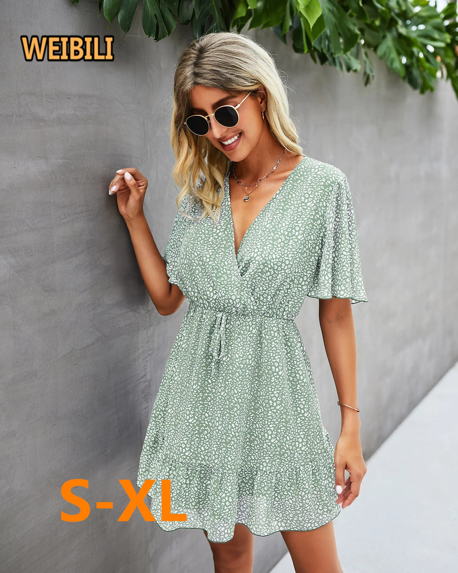 Women's Summer Dress Short Sleeve 
