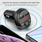 Mp3 Player Usb Yesido Digital Display Mp3 Player Fm Transmitter Bluetooths Usb Dual Car Charger In Stock