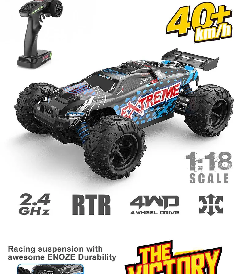 40km/h High-Speed RC Off-Road Car - Upgraded 9302E Electric Truggy