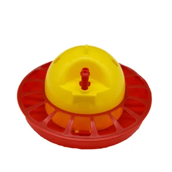 Plastic Round Chick Brooder Drinkers Fountain Chicken Automatic Drinker bowl with Grid