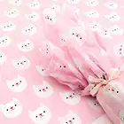 Tissue Paper Custom Logo Printed Gift Packaging Pink Tissue Wrapping Paper Sheets Silk Paper