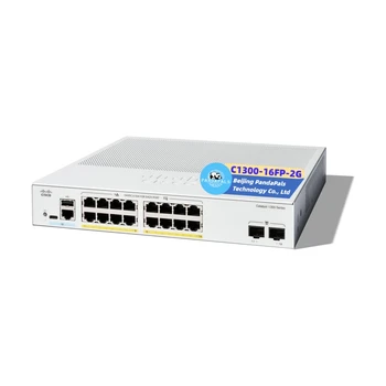 Original new Ciscos 16 port switches ethernet C1300-16T-2G / C1300-16P-2G / C1300-16FP-2G
