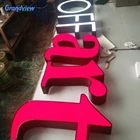 /company Logo 3d Sign Outdoor Store /Company Brand Logo 3D Led Lighted Letter Sign