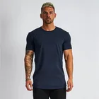 Muscle Fitness Brothers Sports Short Sleeve Pure Color Running Casual T-shirt Quick Dry Top