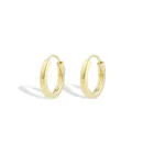 Silver Earrings Dropshipping S925 Silver Faced Square Tube Earrings For Men And Women