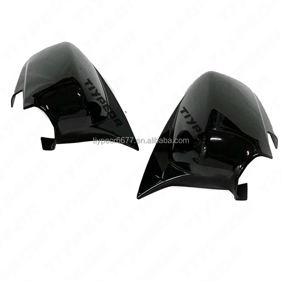 product for honda civic 2002 2005 glossy black ox horn side rear view mirror cover trim-4