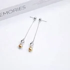 Earring Earing Wholesale China Trade Beaded Earring Wire Post Brushed Metal Ball Earing