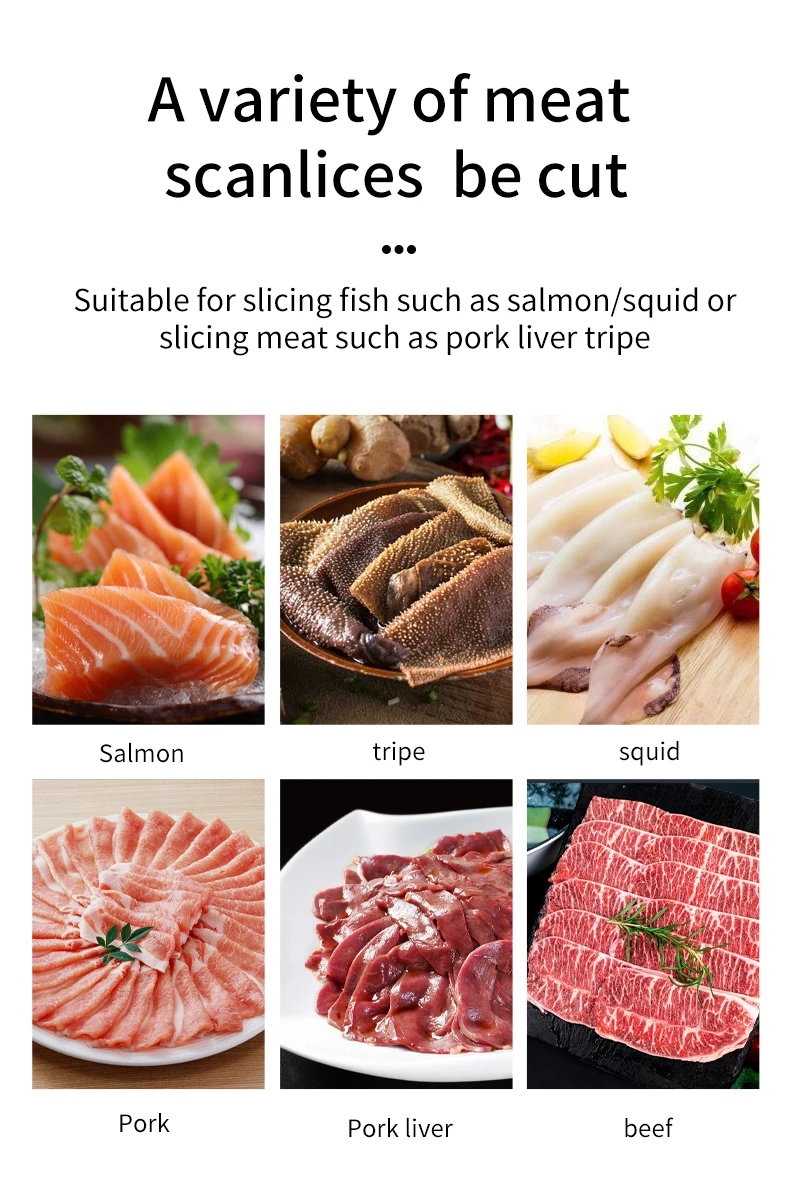 Automatic Sashimi Slicing Machine Fresh Meat & Fish Fillet Cutter Salmon Slices & Salmon Fillet Cutting Machine supplier