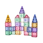 MNTL New BPA Free 108pcs Diy Magnetic Tile Children Building Blocks Educational Plastic Toys