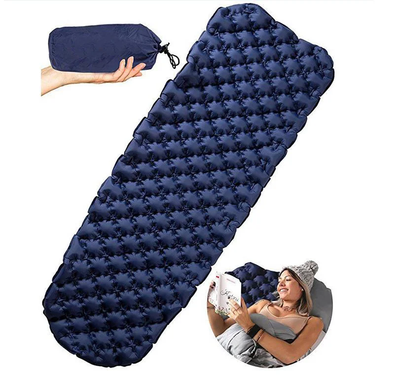 Outdoor Camping Mat Lightweight Inflating Air Sleeping Pad Buy