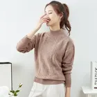 100% 2021 Hot Wholesale Beautiful Soft Comfortable 100% Wollen Knit Sweater Woman Pullover