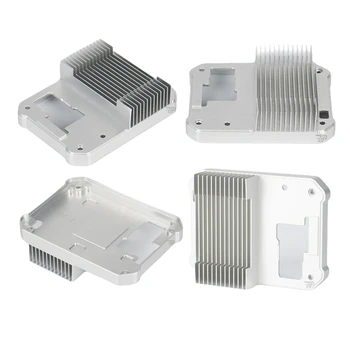 China ISO Aluminum Profile Custom Heatsink Design Factory CNC Machining 6061 Aluminum Heatsink for Amplifier