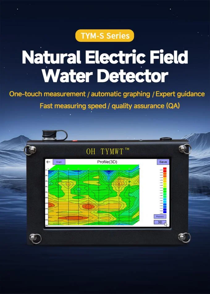 Deep Detection Underground Water Finder TYM-200S Professional Groundwater Survey Tool for Exploration