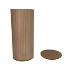 Wood Box High Quality Bamboo Wood Round Long Shape Wooden Box 2021