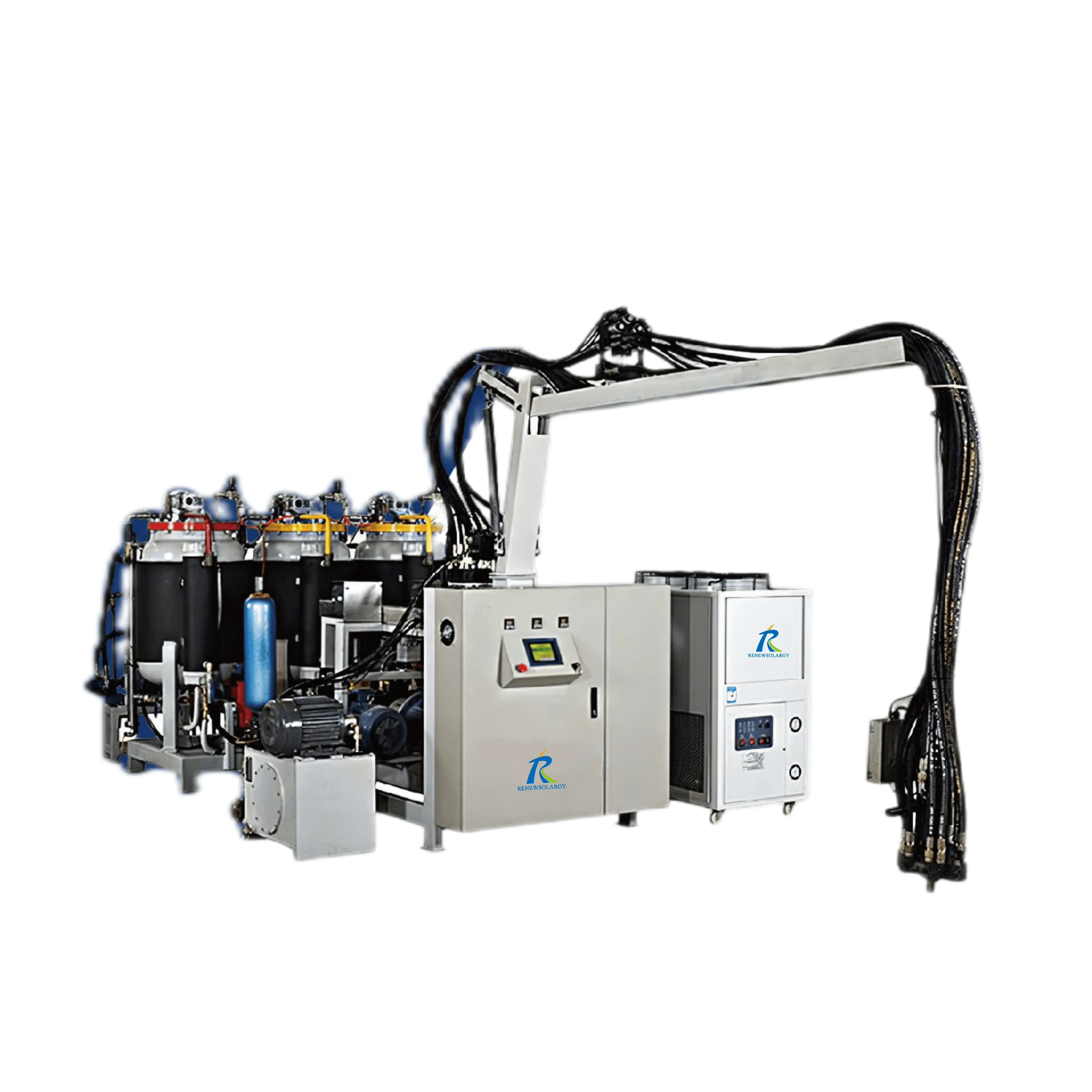 High Pressure Pu Foam Injection Machinery For Cyclopentane Products