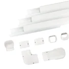Ac USA Hot Sale Decorative Mini Split Line Set Cover Kit Air Conditioner Duct PVC Ac Spare Parts
