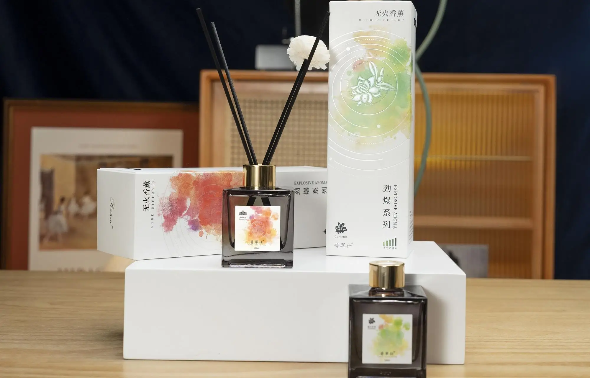 product oem no fire natural evaporation diffuser quick consumption indoor daily diffuser aromatherapy reed diffuser set-5